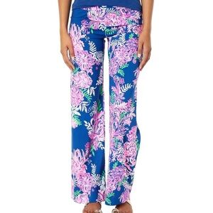 Lilly Pulitzer Bal Harbour Pala Oyster Bay Navy Ruffle Your Feathers Size Small